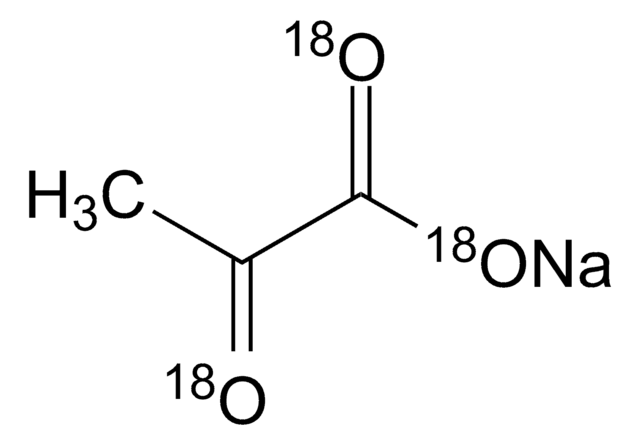 Sodium pyruvate-18O3 95 atom % 18O, 95% (CP)