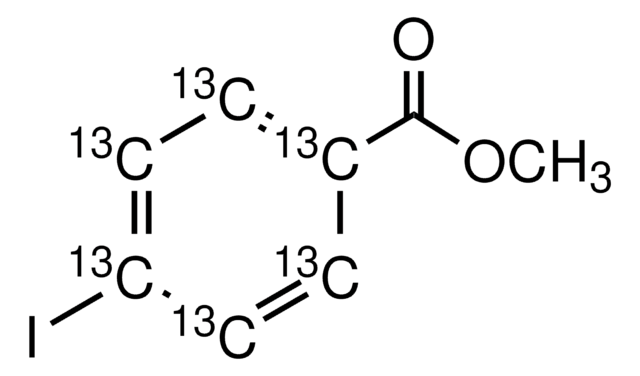 Methyl 4-iodobenzoate-(ring-13C6) 99 atom % 13C, 98% (CP)