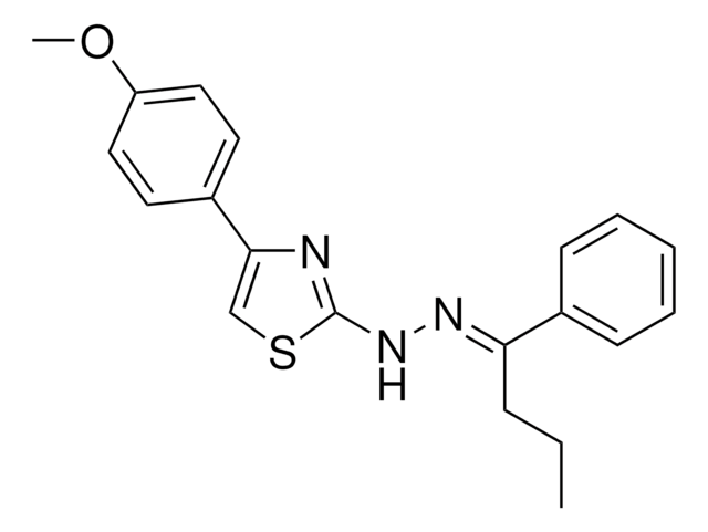 1-PHENYL-1-BUTANONE [4-(4-METHOXYPHENYL)-1,3-THIAZOL-2-YL]HYDRAZONE AldrichCPR