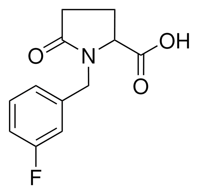 1-(3-FLUOROBENZYL)-5-OXOPROLINE AldrichCPR