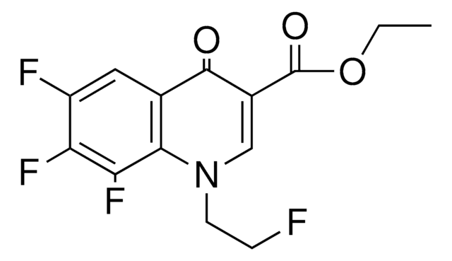 ETHYL 1,4-DIHYDRO-1-(2-FLUOROETHYL)-4-OXO-6,7,8-TRIFLUORO-3-QUINOLINECARBOXYLATE AldrichCPR