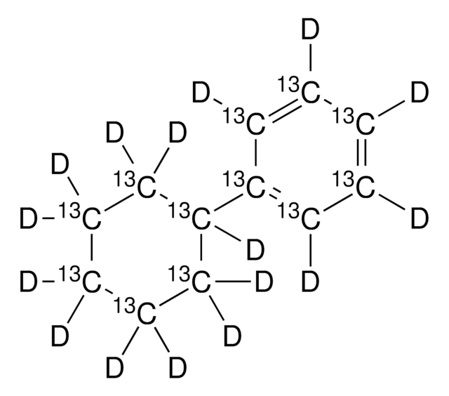 Phenylcyclohexane-13C12, d16 99 atom % 13C, 97 atom % D, 98% (CP)