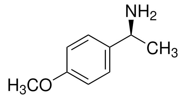 (S)-(&#8722;)-4-Methoxy-&#945;-methylbenzylamine &#8805;98.0% (sum of enantiomers, GC)