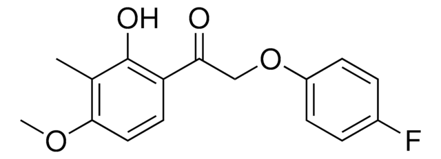 2-(4-FLUOROPHENOXY)-1-(2-HYDROXY-4-METHOXY-3-METHYLPHENYL)ETHANONE AldrichCPR