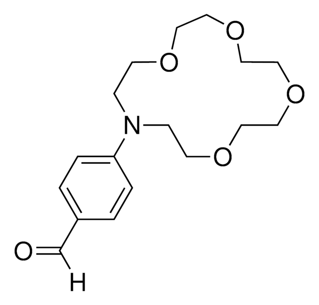 4-(1,4,7,10-TETRAOXA-13-AZACYCLOPENTADECAN-13-YL)BENZALDEHYDE AldrichCPR