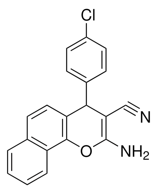 2-AMINO-4-(4-CHLOROPHENYL)-4H-BENZO(H)CHROMENE-3-CARBONITRILE AldrichCPR