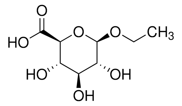 Ethyl-&#946;-D-glucuronide 1.0&#160;mg/mL in methanol, ampule of 1&#160;mL, certified reference material, Cerilliant&#174;