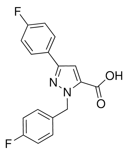 1-(4-Fluorobenzyl)-3-(4-fluorophenyl)-1H-pyrazole-5-carboxylic acid AldrichCPR