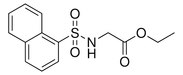 (NAPHTHALENE-1-SULFONYLAMINO)-ACETIC ACID ETHYL ESTER AldrichCPR
