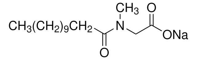 N-Lauroylsarcosine sodium salt solution 20%, for molecular biology