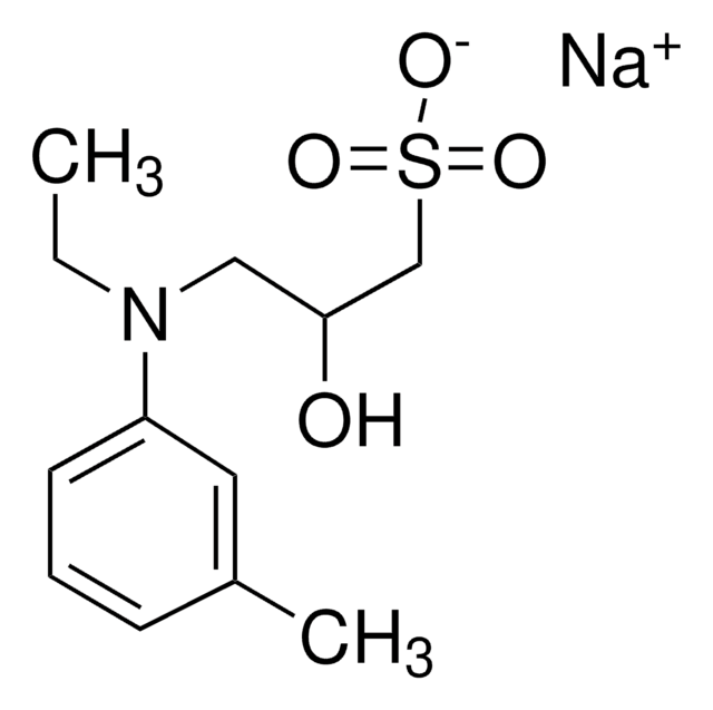 3-(N-Ethyl-3-methylanilino)-2-hydroxypropanesulfonic acid sodium salt for enzymic, spectrophotometric det. of H2O2