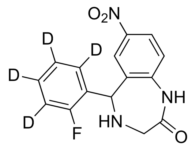 N-Desmethylflunitrazepam-d4 100&#160;&#956;g/mL in methanol, ampule of 1&#160;mL, certified reference material, Cerilliant&#174;