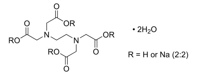 Ethylenediaminetetraacetic acid disodium salt dihydrate meets analytical specification of Ph. Eur., BP, USP, FCC, 99.0-101.0%