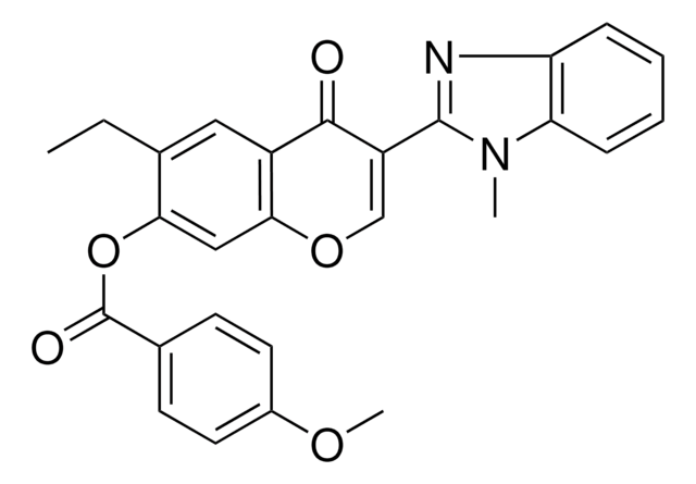 6-ETHYL-3-(1-METHYL-1H-BENZIMIDAZOL-2-YL)-4-OXO-4H-CHROMEN-7-YL 4-METHOXYBENZOATE AldrichCPR