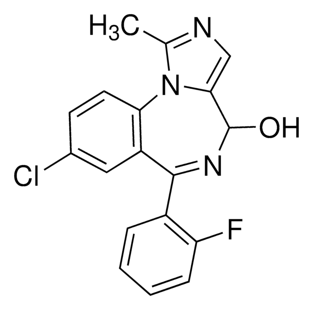 4-Hydroxymidazolam solution 1&#160;mg/mL (90:10 Acetonitrile:DMSO), certified reference material, ampule of 1&#160;mL, Cerilliant&#174;