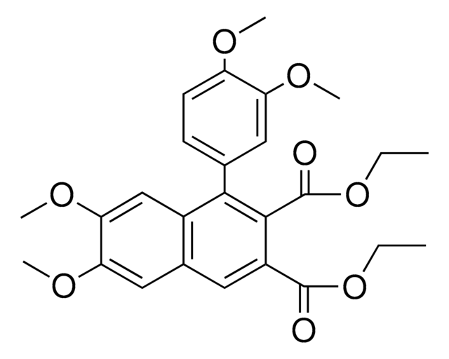 (3,4-DIMETHOXY-PH)-6,7-DIMETHOXY-NAPHTHALENE-2,3-DICARBOXYLIC ACID DIETHYL ESTER AldrichCPR