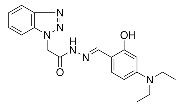 2-BENZOTRIAZOL-1-YL-ACETIC ACID (4-DIETHYLAMINO-2-HYDROXY-BENZYLIDENE)-HYDRAZIDE AldrichCPR