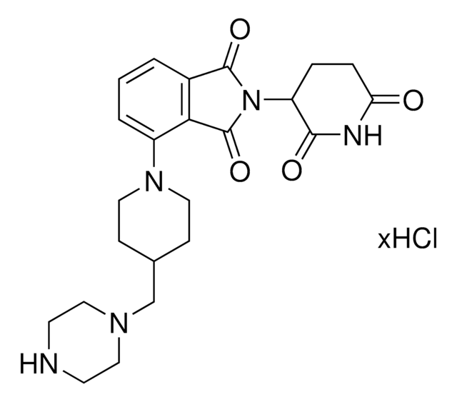 Pomalidomide-4-piperidine-C1-piperazine hydrochloride