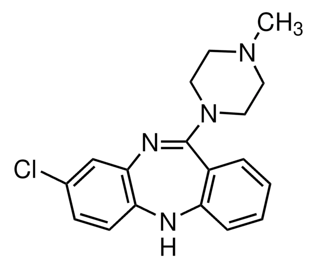 Clozapine certified reference material, pharmaceutical secondary standard