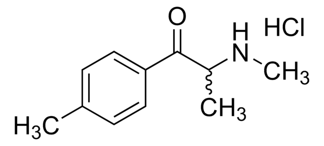 Mephedrone hydrochloride solution 1.0&#160;mg/mL in methanol (as free base), ampule of 1&#160;mL, certified reference material, Cerilliant&#174;