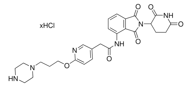 Pomalidomide-pyridine-PEG1-piperazine hydrochloride