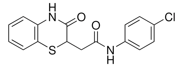 N-(4-CHLORO-PHENYL)-2-(3-OXO-3,4-DIHYDRO-2H-BENZO(1,4)THIAZIN-2-YL)-ACETAMIDE AldrichCPR