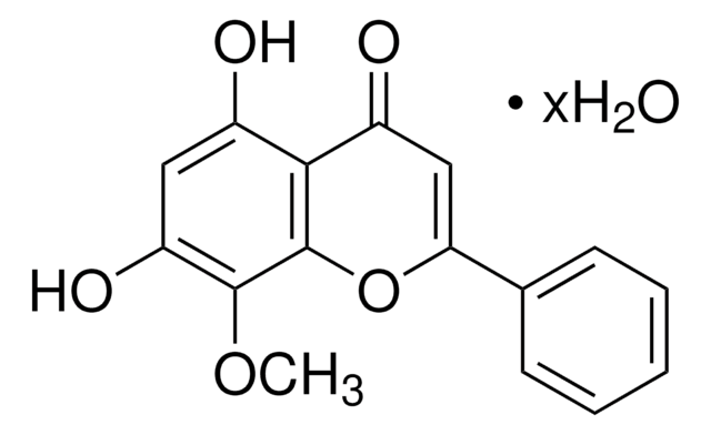 Wogonin hydrate &#8805;98% (HPLC), solid