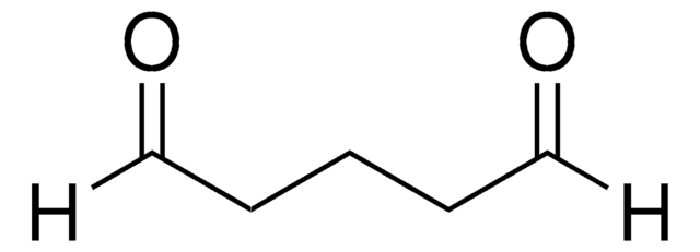 Glutaraldehyde solution Grade I, 70% in H2O, specially purified for use as an electron microscopy fixative or other sophisticated use