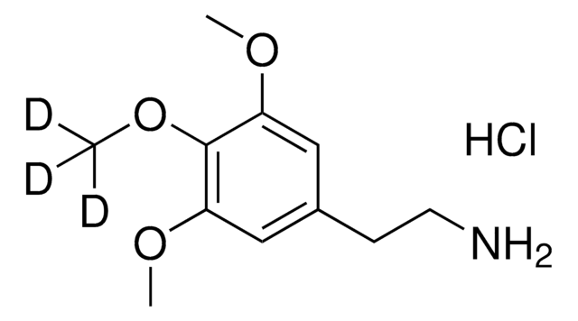 Mescaline-D3 hydrochloride solution 100&#160;&#956;g/mL in methanol ((as free base)), certified reference material, ampule of 1&#160;mL, Cerilliant&#174;