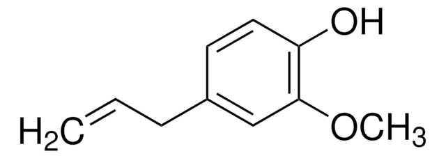 Eugenol solution certified reference material, 2000&#160;&#956;g/mL in methanol, ampule of 1&#160;mL