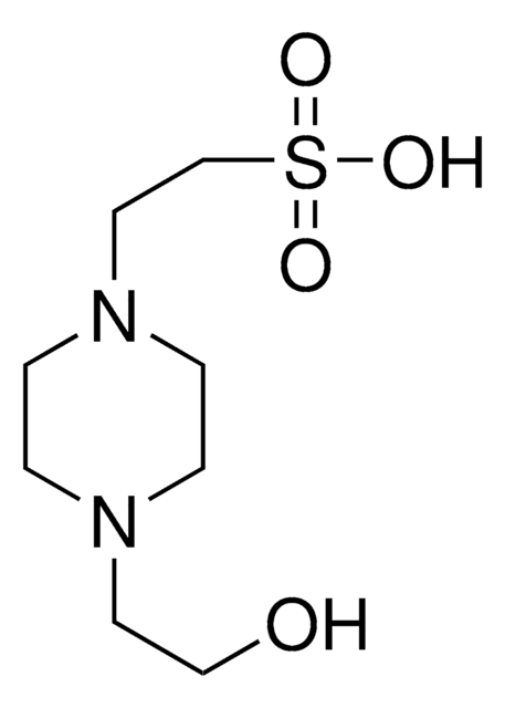 HEPES BioPerformance Certified, &#8805;99.5% (titration), suitable for cell culture