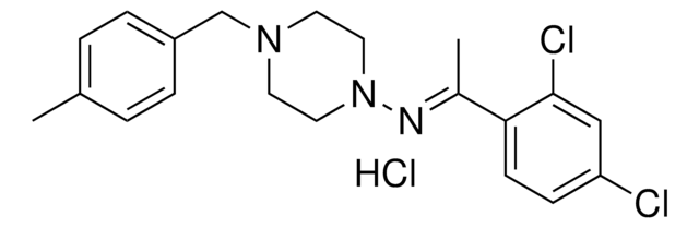 N-(1-(2,4-DICHLOROPHENYL)ETHYLIDENE)-4-(4-METHYLBENZYL)-1-PIPERAZINAMINE HCL AldrichCPR