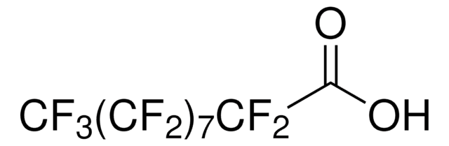 Perfluorodecanoic acid certified reference material, TraceCERT&#174;, Manufactured by: Sigma-Aldrich Production GmbH, Switzerland