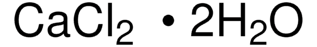 Calcium chloride dihydrate puriss., meets analytical specification of Ph. Eur., USP, FCC, E509, 99-103%, &#8804;0.0001% Al