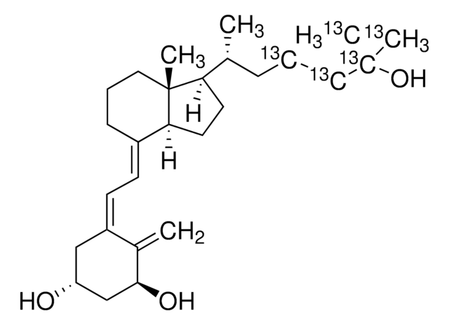 1&#945;,25-Dihydroxyvitamin D3-(23,24,25,26,27-13C5) solution 10&#160;&#956;g/mL in ethanol, &#8805;98 atom % 13C, &#8805;95% (CP)