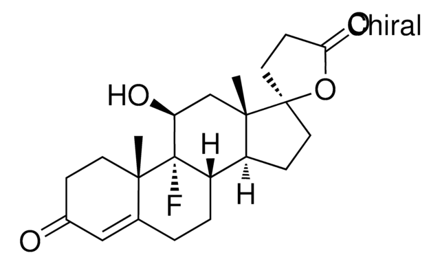 (2'R,8S,9R,10S,11S,13S,14S)-9-fluoro-11-hydroxy-10,13-dimethyl-1,6,7,8,9,10,11,12,13,14,15,16-dodecahydro-3'H-spiro[cyclopenta[a]phenanthrene-17,2'-furan]-3,5'(2H,4'H)-dione AldrichCPR