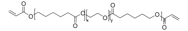 PCL-PEG-PCL diacrylate average Mn (600-6000-600), poly(caprolactone)-b-poly(ethylene glycol)-b-poly(caprolactone) diacrylate