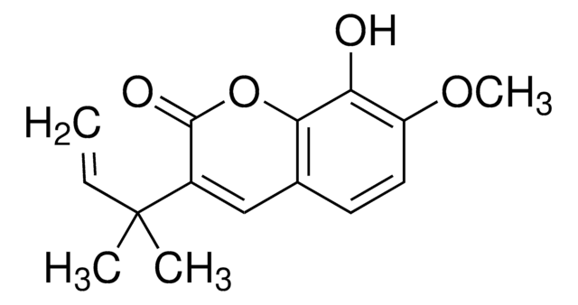 3-(1,1-Dimethylallyl)-8-hydroxy-7-methoxycoumarin &#8805;95% (LC/MS-UV)