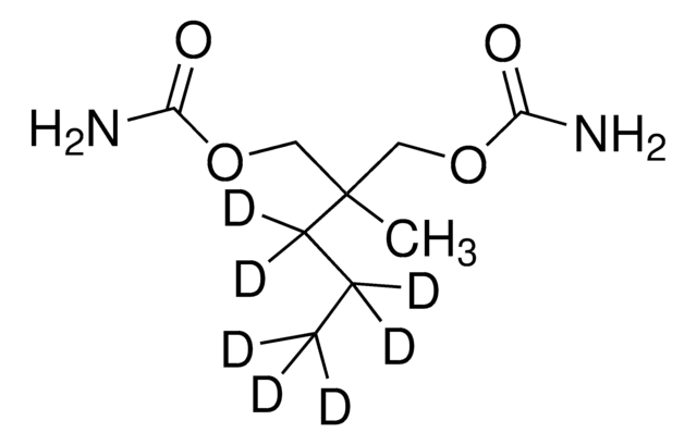 Meprobamate-D7 (propyl-D7) solution 100&#160;&#956;g/mL in methanol, ampule of 1&#160;mL, certified reference material, Cerilliant&#174;