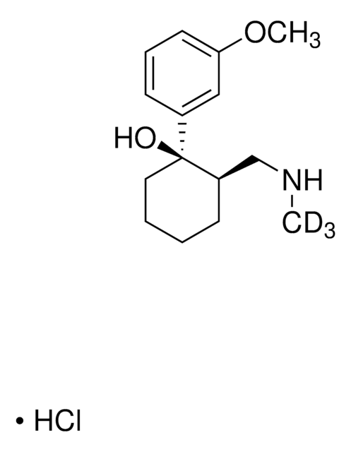 N-Desmethyl-cis-tramadol-D3 hydrochloride solution 100&#160;&#956;g/mL in methanol (as free base), ampule of 1&#160;mL, certified reference material, Cerilliant&#174;