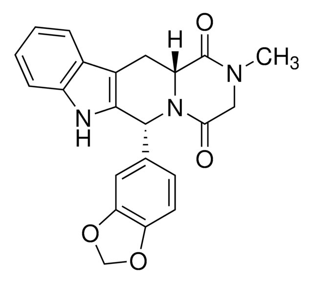 Tadalafil solution 1.0&#160;mg/mL in acetonitrile, ampule of 1&#160;mL, certified reference material, Cerilliant&#174;