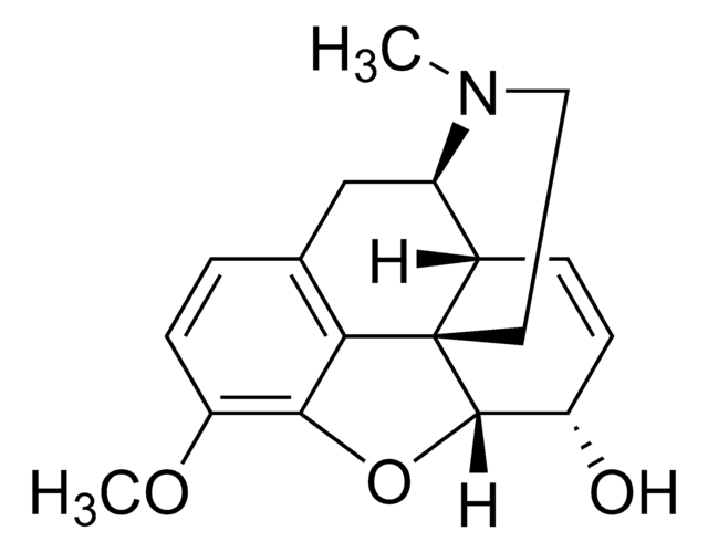 Codeine solution 1&#160;mg/mL in methanol, certified reference material, ampule of 1&#160;mL, Cerilliant&#174;