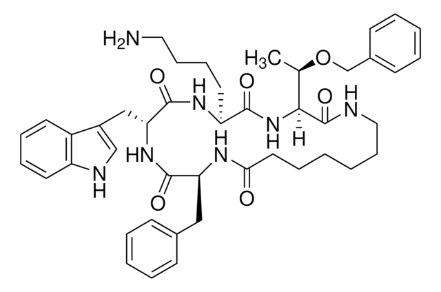 Cyclo(7-aminoheptanoyl-Phe-D-Trp-Lys-Thr[Bzl]) &#8805;95% (HPLC), powder