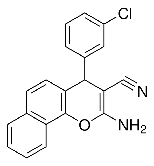 2-AMINO-4-(3-CHLOROPHENYL)-4H-BENZO(H)CHROMENE-3-CARBONITRILE AldrichCPR