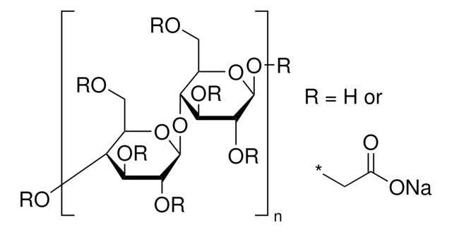 Sodium carboxymethyl cellulose average Mw ~250,000, degree of substitution 1.2