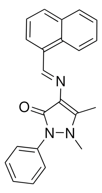 2,3-DIMETHYL-4-(1-NAPHTHYLMETHYLENEAMINO)-1-PHENYL-3-PYRAZOLIN-5-ONE AldrichCPR