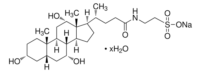 Taurocholic acid sodium salt hydrate BioXtra, &#8805;95% (HPLC)