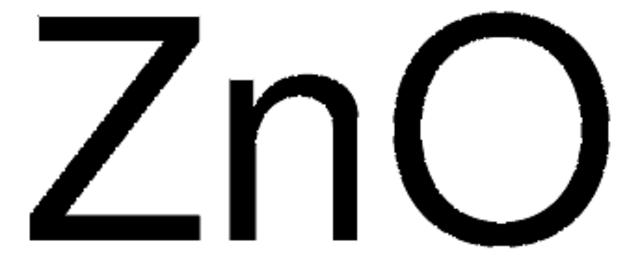 Zinc oxide, dispersion nanoparticles, &lt;100&#160;nm particle size (TEM), &#8804;40&#160;nm avg. part. size (APS), 20&#160;wt. % in H2O