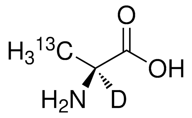 L-Alanine-3-13C, 2-d 97 atom % D, 99 atom % 13C, 98% (CP)