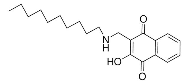 2-DECYLAMINOMETHYL-3-HYDROXY-1,4-NAPHTHOQUINONE AldrichCPR